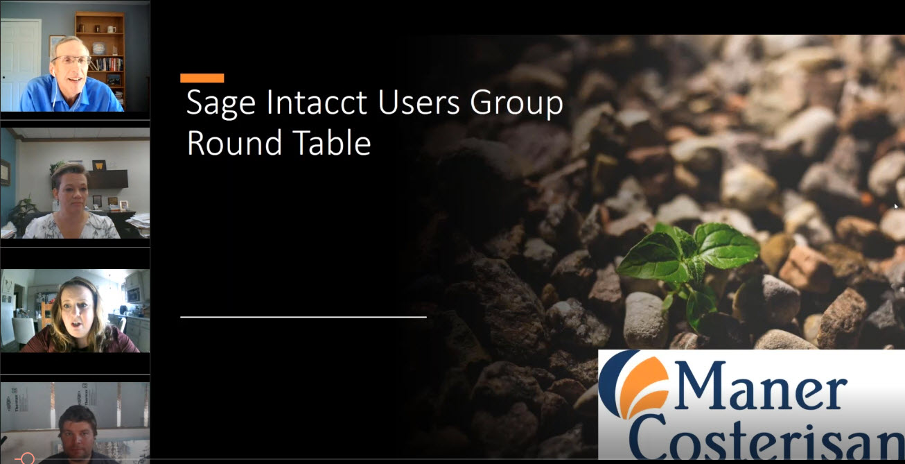 Sage Intacct Users Group Round Table