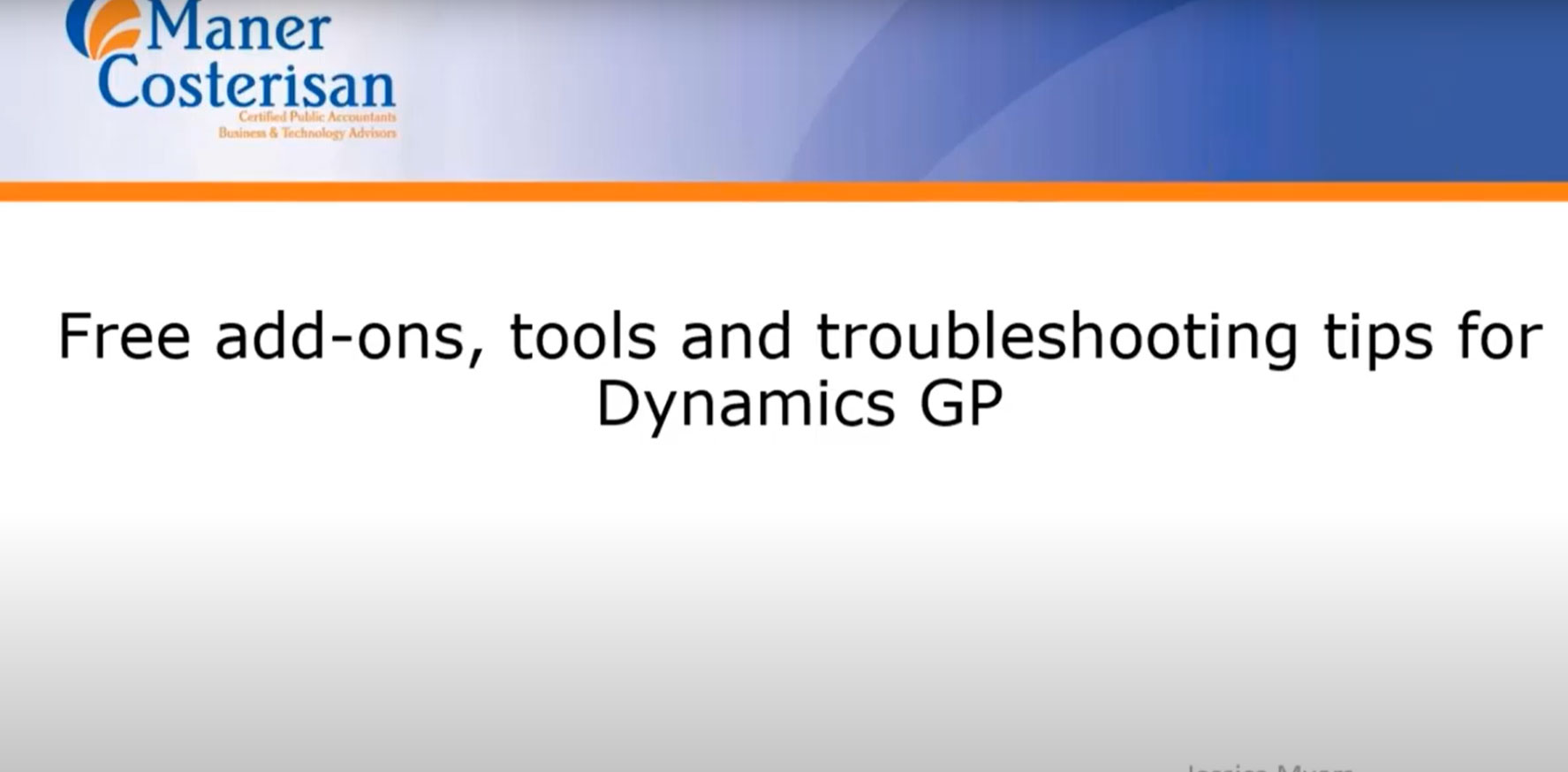 Microsoft Dynamics GP Free Add-Ons