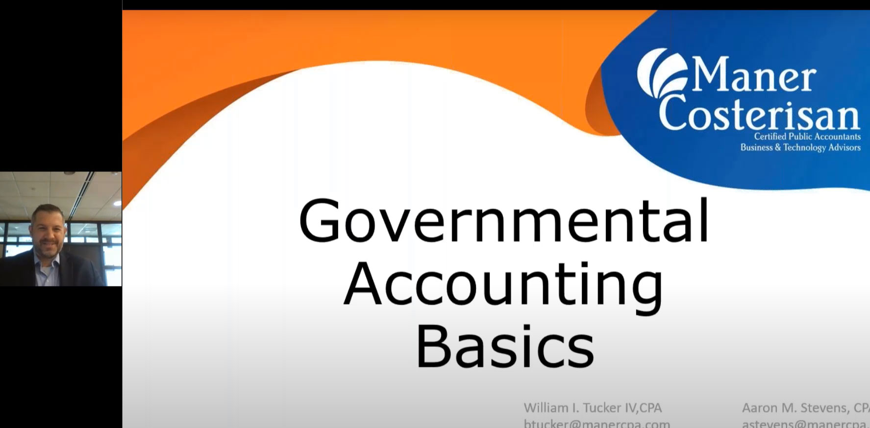 Governmental Accounting Basics Webinar